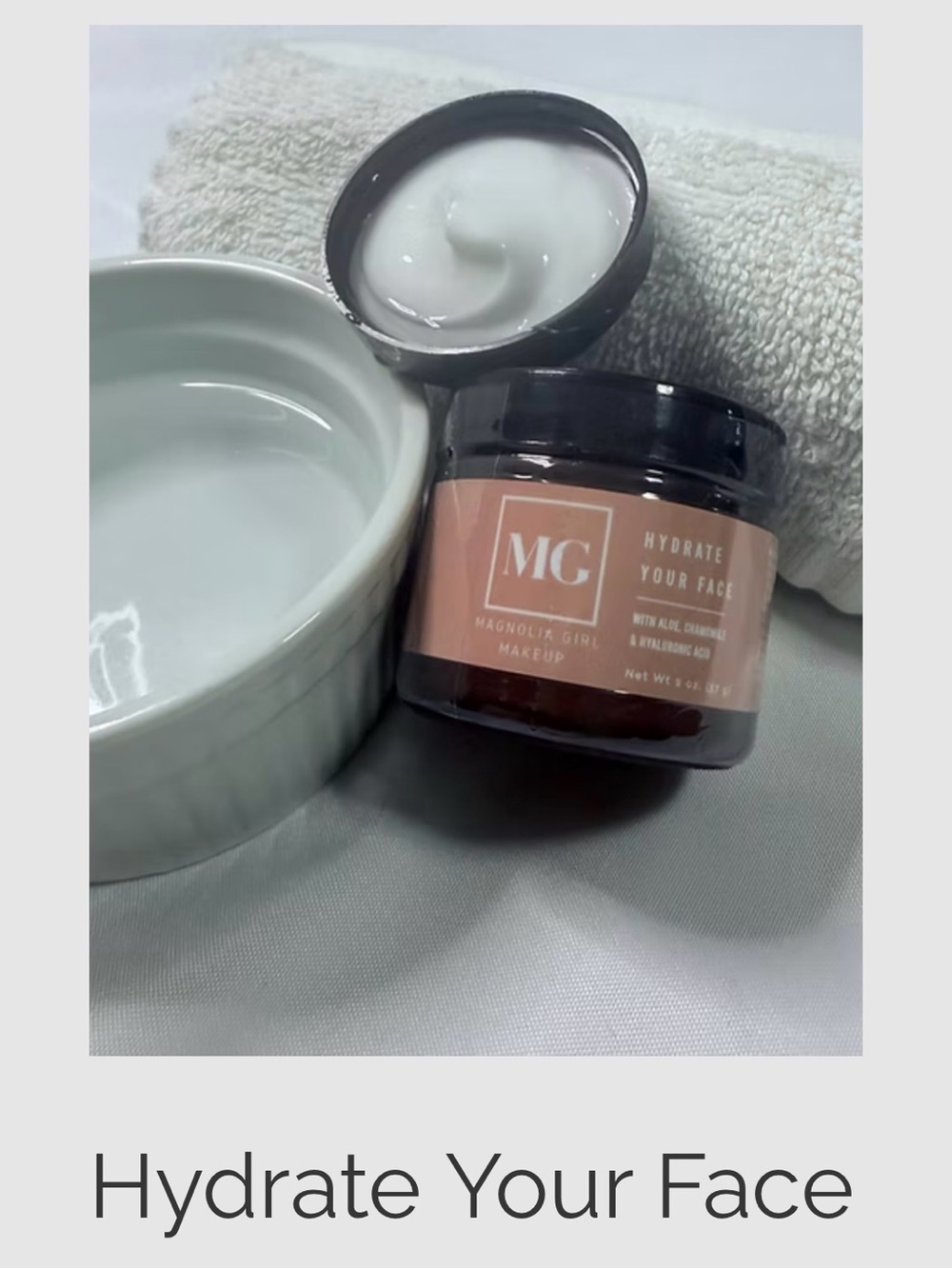 Magnolia Girl Makeup Hydrate Your Face Moisturizer-Boutique Sealed NWT
